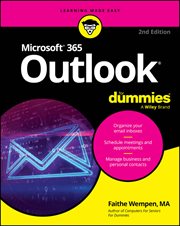 Microsoft 365 Outlook for Dummies cover image cdn