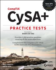 Comptia Cysa+ Practice Tests : Exam CS0-003 cover image cdn