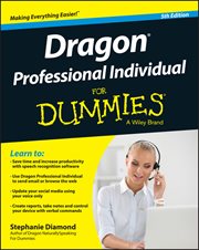 Dragon Professional Individual for Dummies cover image cdn
