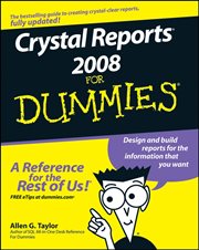 Crystal Reports 2008 for Dummies cover image cdn