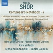 Alexey Shor: Composer's Notebook, Vol. 3 cover image cdn