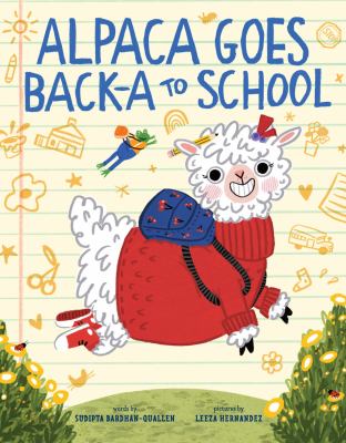 Alpaca goes back-a to school  cover image cdn