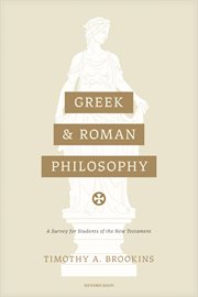 Greek and Roman Philosophy : A Survey for Students of the New Testament cover image cdn