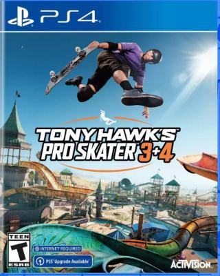 Tony Hawk's pro skater 3+4 [PS4] cover image cdn