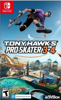 Tony Hawk's pro skater 3+4 [Switch] cover image cdn