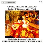 Georg Philipp Telemann: Flute Quartets Vol. 1 cover image cdn