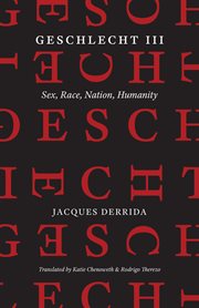 Geschlecht III : Sex, Race, Nation, Humanity cover image cdn