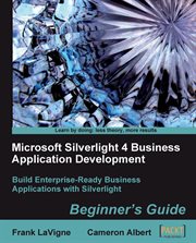 Microsoft Silverlight 4 Business Application Development Beginner's Guide cover image cdn