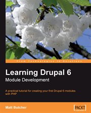Learning Drupal 6 Module Development cover image cdn