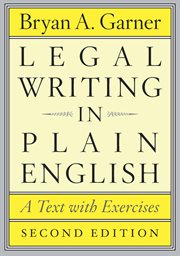 Legal Writing in Plain English : A Text with Exercises cover image cdn