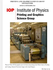 Issue 8 Printing and Graphics Science Group Newsletter : Printing and Graphics Science Group Newsletters, #3 cover image cdn