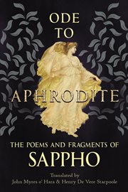 Ode to Aphrodite - the Poems and Fragments of Sappho cover image cdn