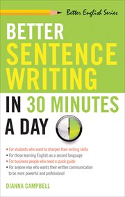 Better Sentence Writing in 30 Minutes a Day cover image cdn