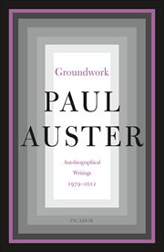 Groundwork : Autobiographical Writings, 1979–2012 cover image cdn