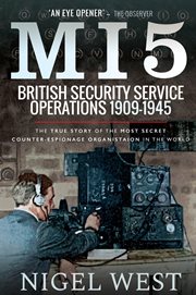 MI5: British Security Service Operations, 1909-1945 cover image cdn