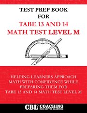 Test Prep Book for Tabe 13 and 14 Math Test Level M cover image cdn