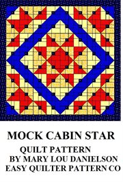 Quilt Pattern - Mock Cabin Star cover image cdn