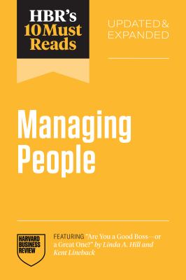 HBR's 10 must reads. Managing people  cover image cdn