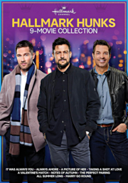 Hallmark hunks 9-movie collection : It was always you ; Always amore ; A picture of her ; Taking a shot at love ; A Valentine's match ; Notes of autumn ; The perfect pairing ; All summer long ; Marry go round cover image cdn