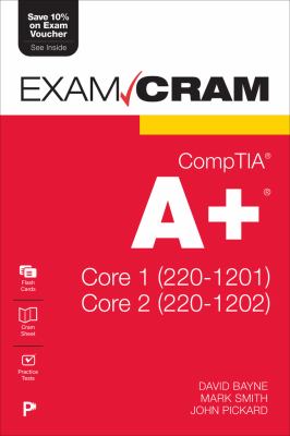 CompTIA A+ Core 1 (220-1201) and Core 2 (220-1202) exam cram  cover image cdn