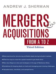 Mergers and Acquisitions from a to Z cover image cdn