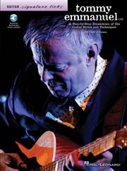 Tommy Emmanuel Guitar Signature Licks BK/AO cover image cdn