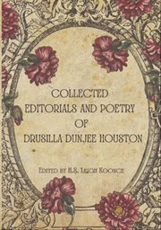 Collected Editorials and Poetry of Drusilla Dunjee Houston cover image cdn