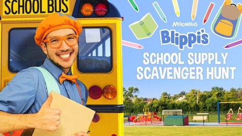 Blippi's School Supply Scavenger Hunt cover image cdn