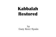 Kabbalah Restored cover image cdn