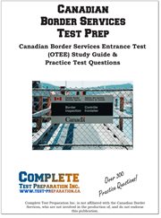 Canadian Border Services Test Prep : Canadian Border Services Entrance Test (otee) Study Guide & Practice Test Questions cover image cdn