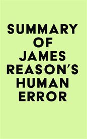 Summary of James Reason's Human Error cover image cdn