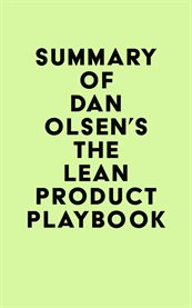 Summary of Dan Olsen's the Lean Product Playbook cover image cdn