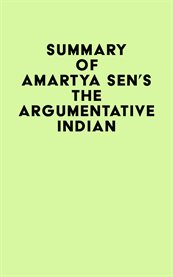 Summary of Amartya Sen's the Argumentative Indian cover image cdn
