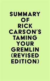 Summary of Rick Carson's Taming Your Gremlin (Revised Edition) cover image cdn