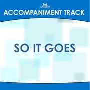 So It Goes (Accompaniment Track) cover image cdn