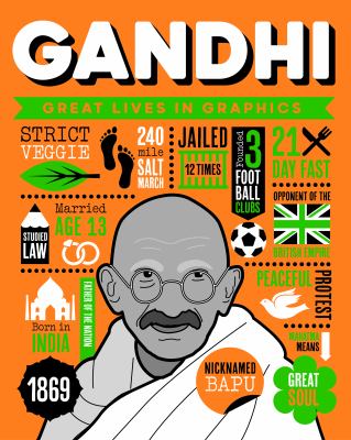 Gandhi : great lives in graphics cover image cdn