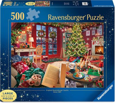 Cozy Christmas retreat jigsaw puzzle cover image cdn