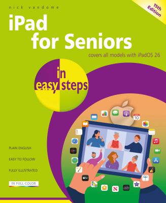 Ipad for Seniors in Easy Steps : Covers All Models With Ipados 19 cover image cdn