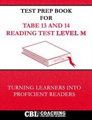 Test Prep Book for Tabe 13 and 14 Reading Test Level M cover image cdn
