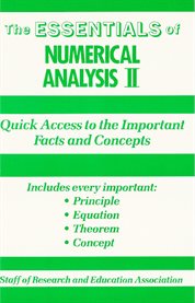 Numerical Analysis II Essentials cover image cdn