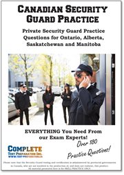 Canada Security Guard Practice : Private Security Guard Practice Questions For Ontario, Alberta, Saskatchewan And Manitoba cover image cdn