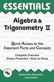 Algebra & Trigonometry II Essentials cover image cdn