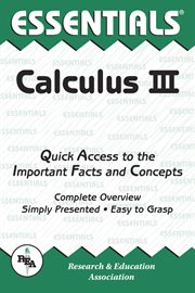 Calculus III Essentials cover image cdn