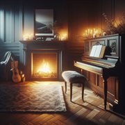 Classical Piano Relaxation: By The Fireplace cover image cdn
