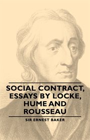 Social Contract, Essays by Locke, Hume and Rousseau cover image cdn
