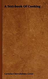 A Text-book of Cooking cover image cdn