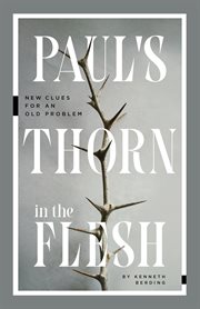 Paul's Thorn in the Flesh : New Clues For An Old Problem cover image cdn