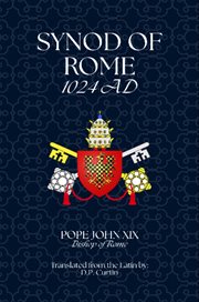 Synod of Rome : 1024 Ad cover image cdn