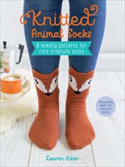 Knitted Animal Socks : 6 Novelty Patterns for Cute Creature Socks cover image cdn