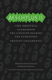 Aeschylus II : The Oresteia cover image cdn